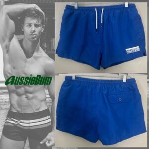 Aussiebum Swim Trunks Large Gently worn 100% polyester Elastic waist